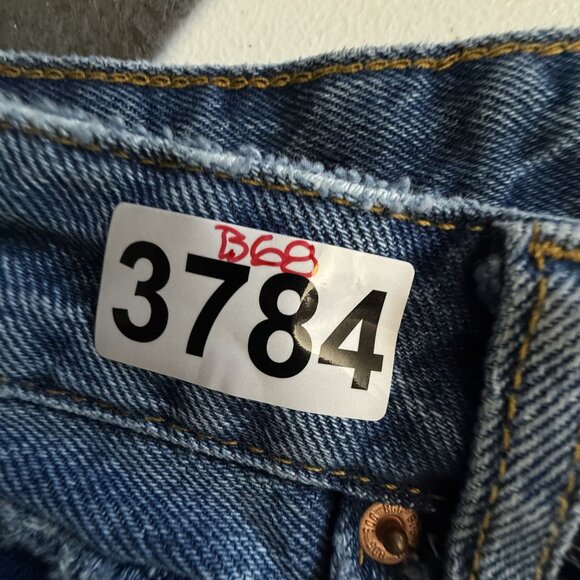 BDG Urban Outfitters Mom High Rise Distressed Jeans Women's Sz 24 Blue Denim 90s - Picture 10 of 11